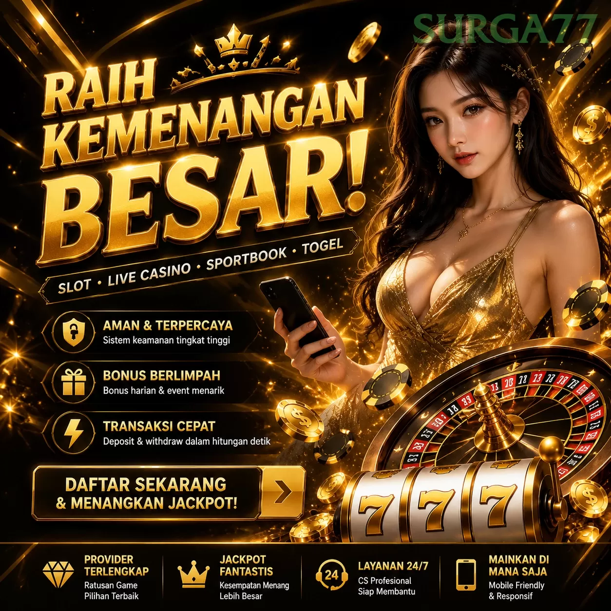 Mengungkap Ragam Permainan di surga77